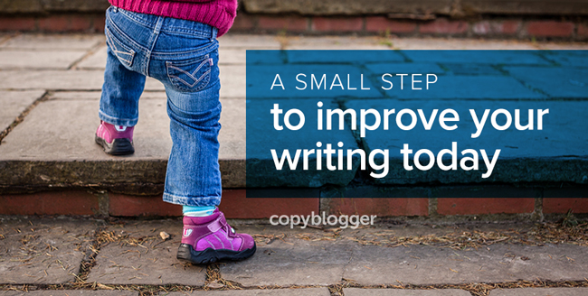 a small step to improve your writing today