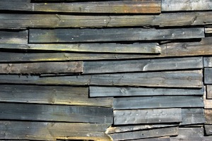 image of broken down wooden fence